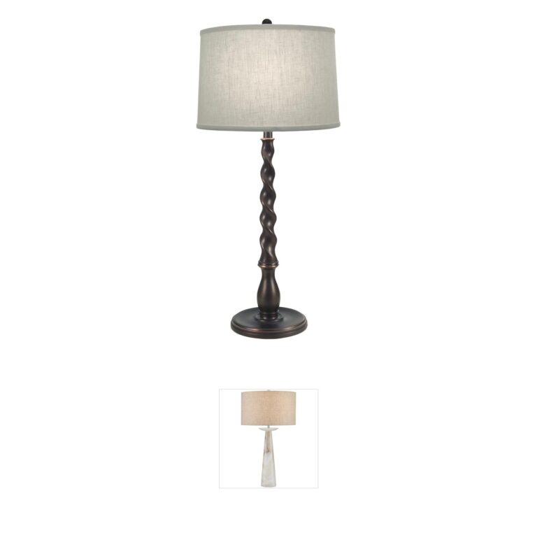 Stiffel Lamps Ellie Oxidized Bronze Table Lamp
