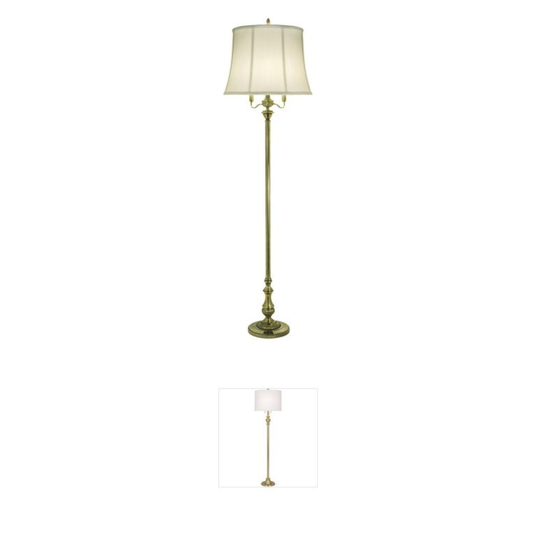 Stiffel Ellie Burnished Brass 6-Way Floor Lamp