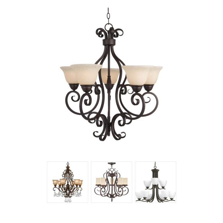 Maxim Lighting Manor Collection Oil Rubbed Bronze Chandelier
