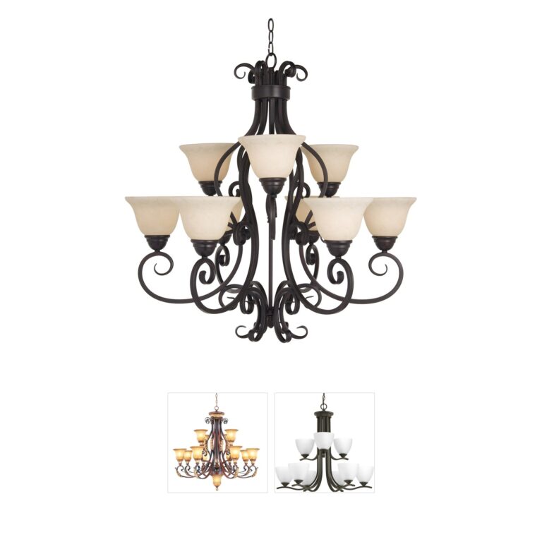 Maxim Lighting Manor 9-Light Oil Rubbed Bronze Chandelier