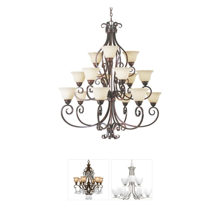 Maxim Lighting Manor Collection Oil Rubbed Bronze Chandelier