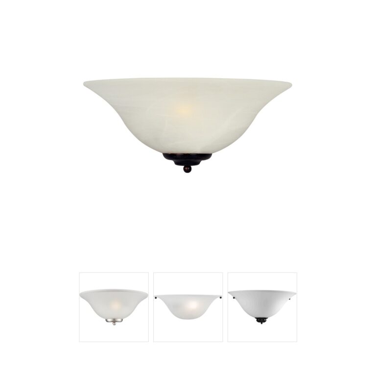 Maxim Lighting Essentials 2058x Oil Rubbed Bronze & Marble Wall Sconce
