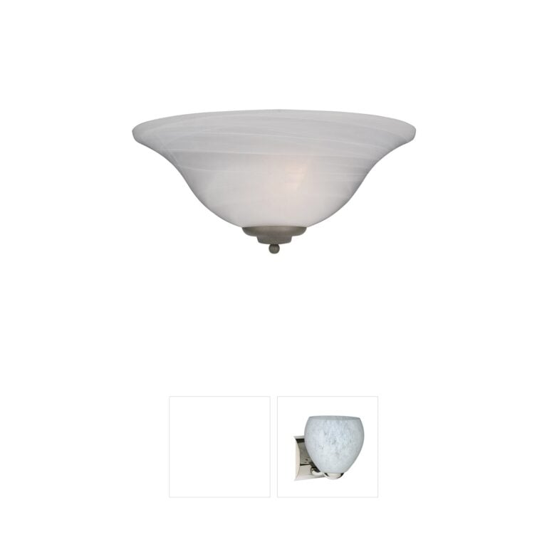 Maxim Lighting Essentials 2058x Pewter & Marble Wall Sconce