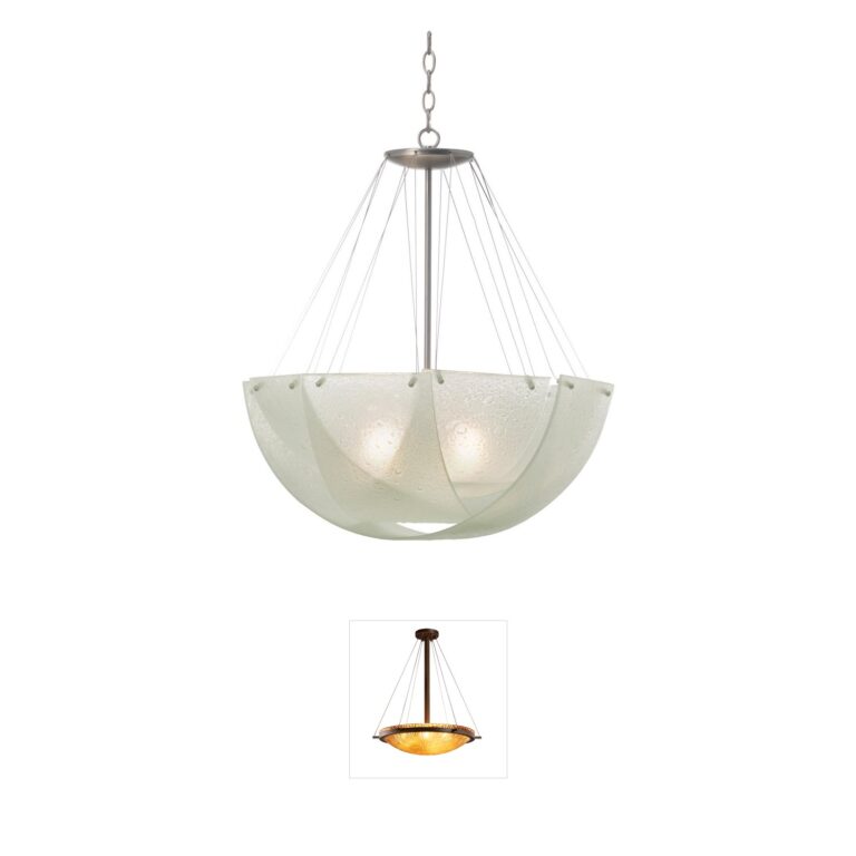 Kalco Cirrus Smoke Bubble Glass Pendant