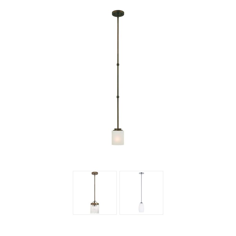 Dolan Designs Multnomah White Linen Mini Pendant