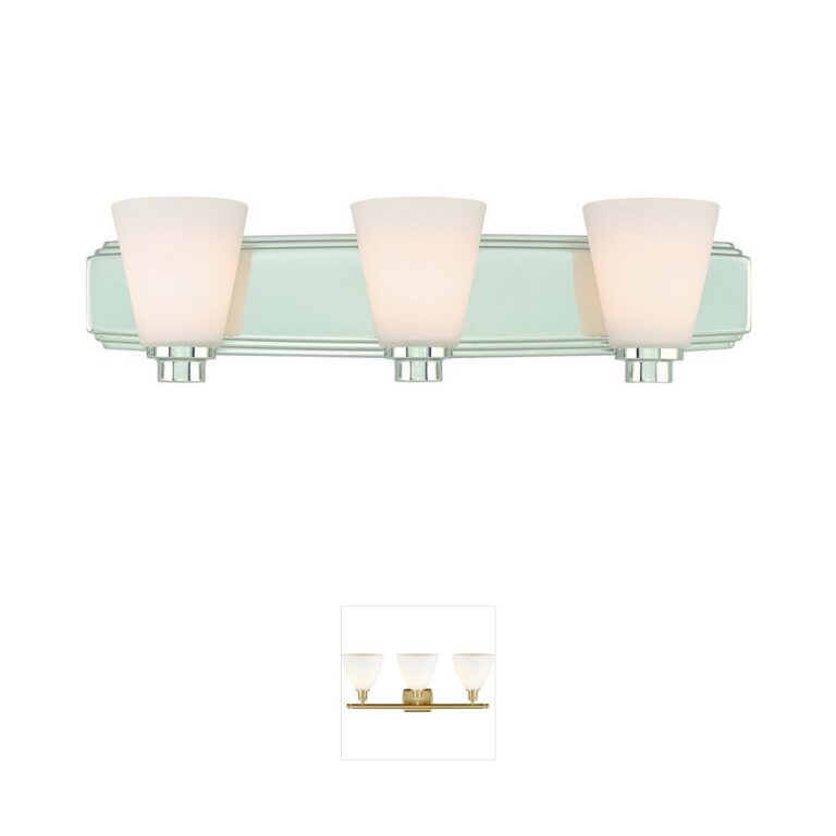 Dolan Designs Southport Collection 3-Light Chrome Vanity Light