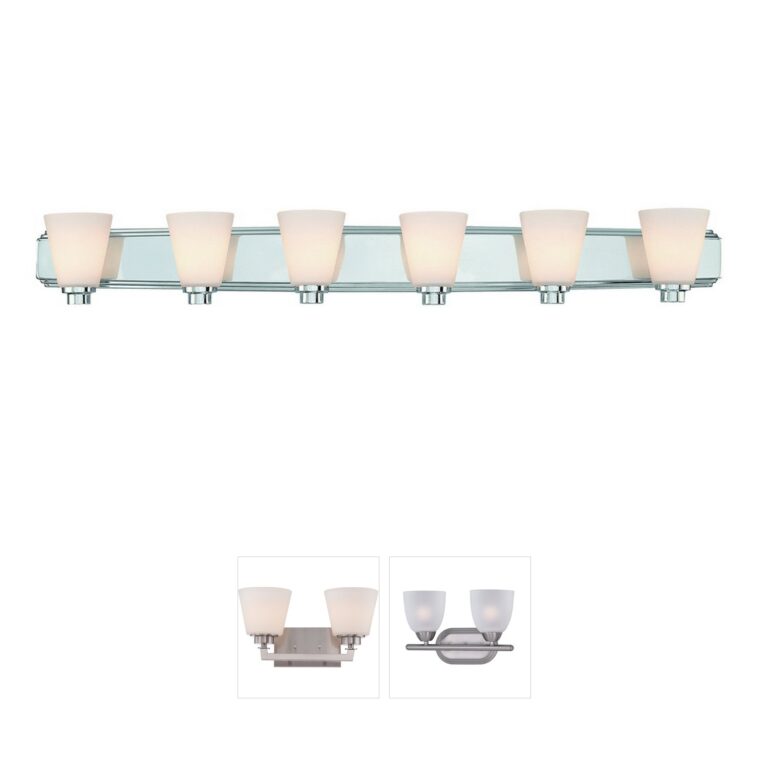 Dolan Designs Southport Collection 6-Light Chrome Vanity Light