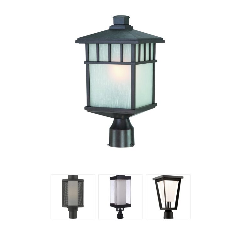 Dolan Designs Barton Collection Olde World Iron Post Lantern