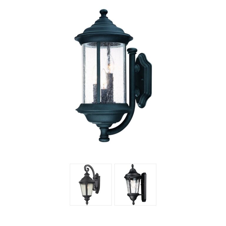 Dolan Designs Walnut Grove Black Outdoor Wall Light