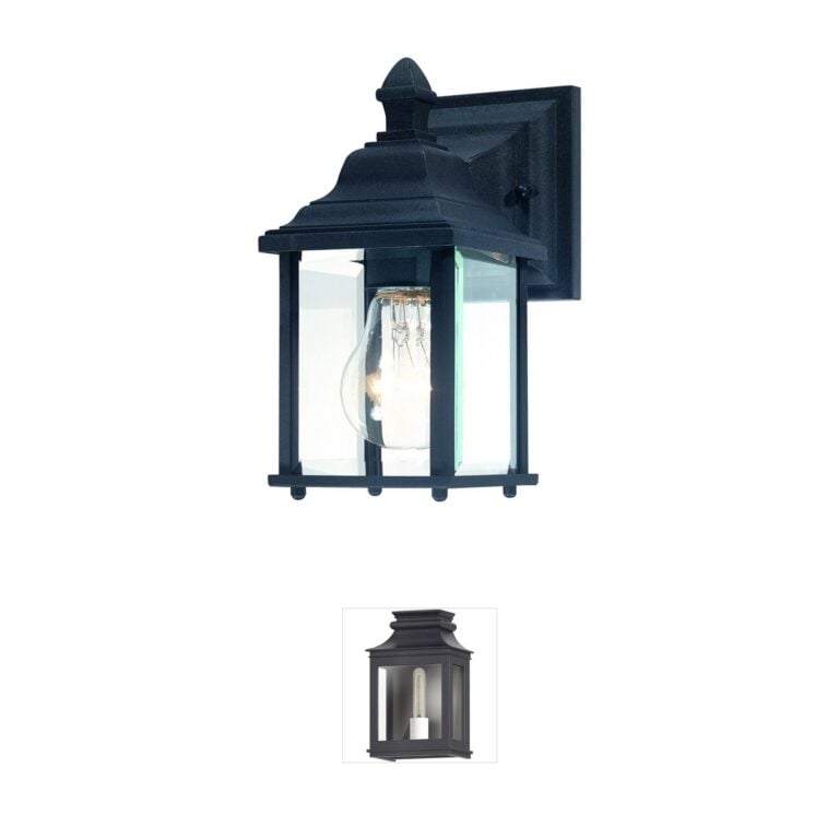 Dolan Designs Charleston Black Outdoor Wall Lantern
