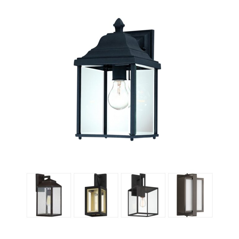 Dolan Designs Charleston Black Outdoor Wall Lantern