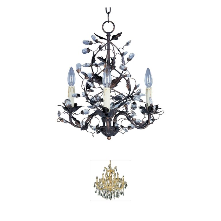 Maxim Lighting Elegante Collection Oil Rubbed Bronze Mini Chandelier