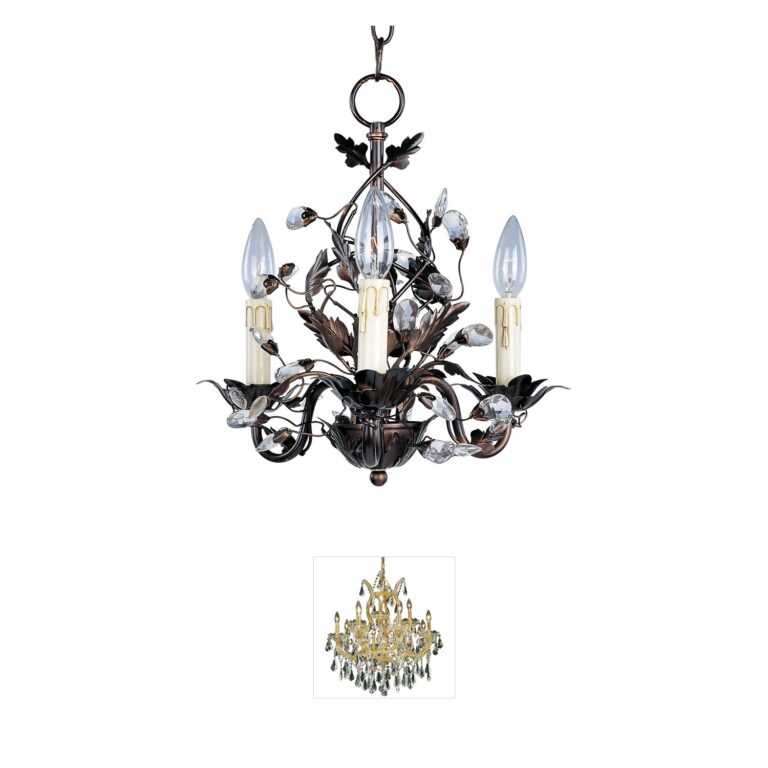Maxim Lighting Elegante Collection Oil Rubbed Bronze Mini Chandelier