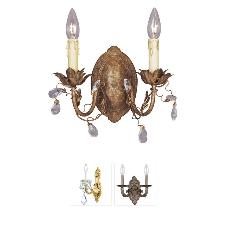 Maxim Lighting Elegante Etruscan Gold Steel Wall Sconce