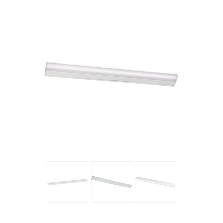 Kichler Lighting Direct Wire Fluorescent White Steel Fixture