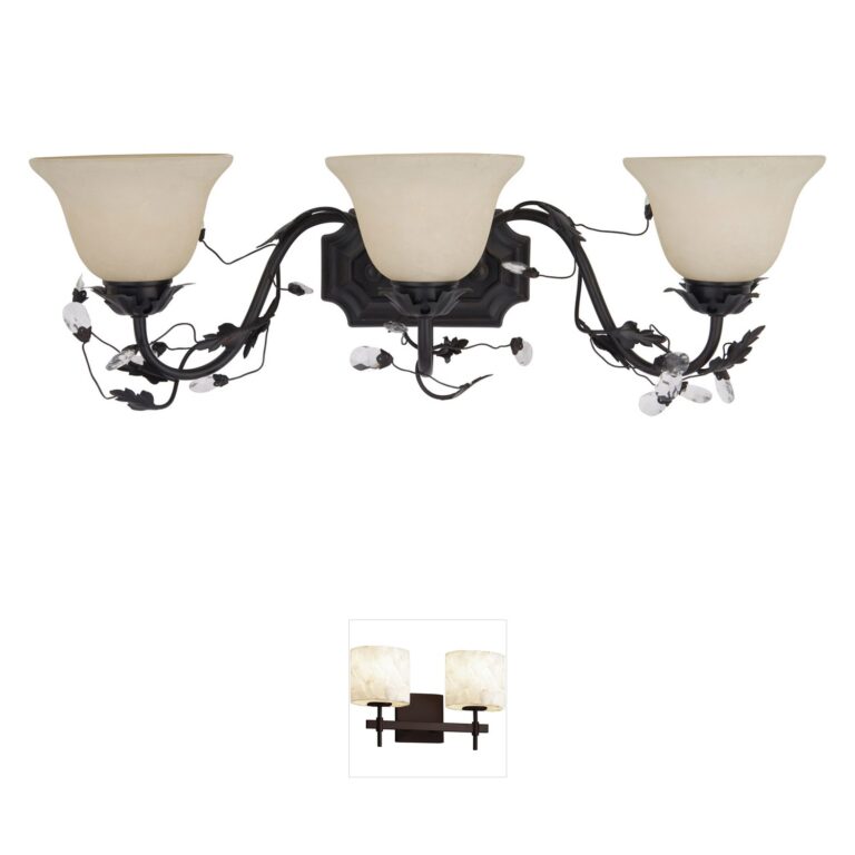 Maxim Lighting Elegante Steel 3-Light Vanity