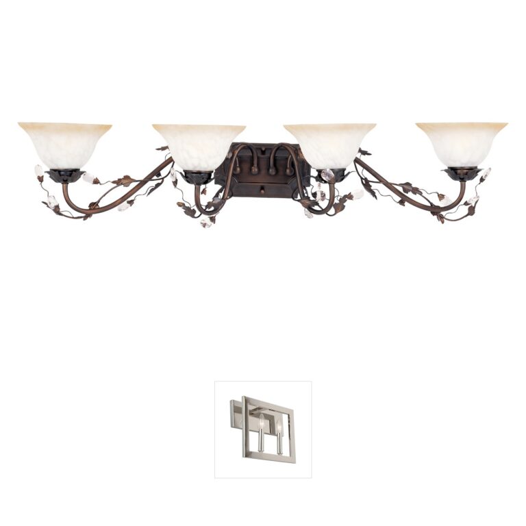 Maxim Lighting Elegante Steel 4-Light Vanity in Oil Rubbed Bronze