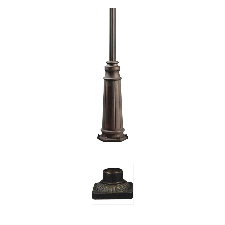 Kichler Accessory 96-Inch Aluminum Outdoor Post in Olde Bronze