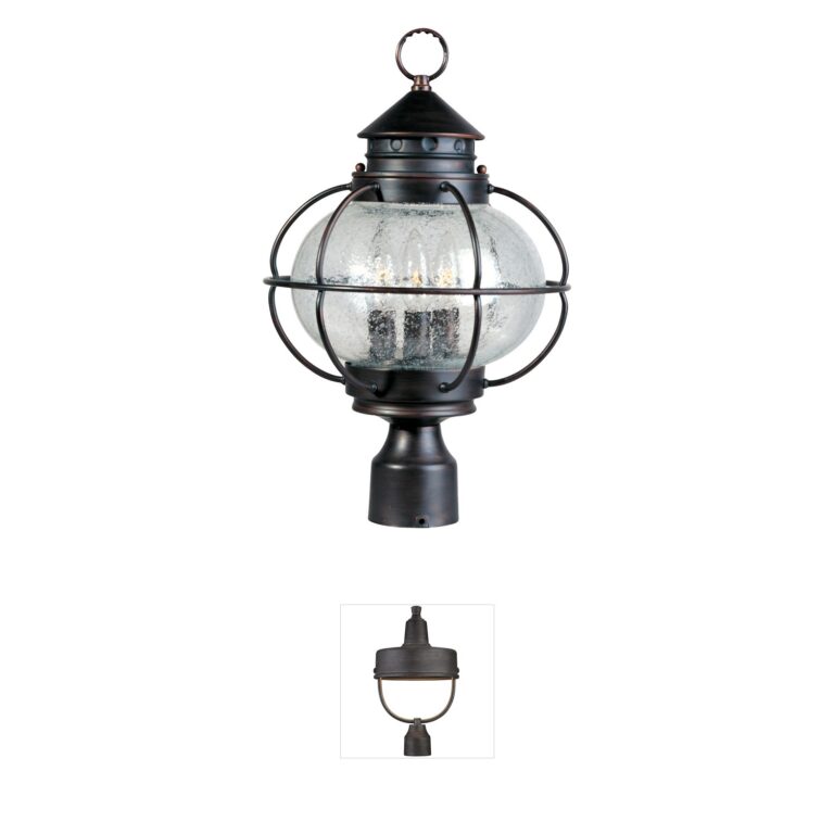 Maxim Lighting Portsmouth Oil Rubbed Bronze Post Lantern