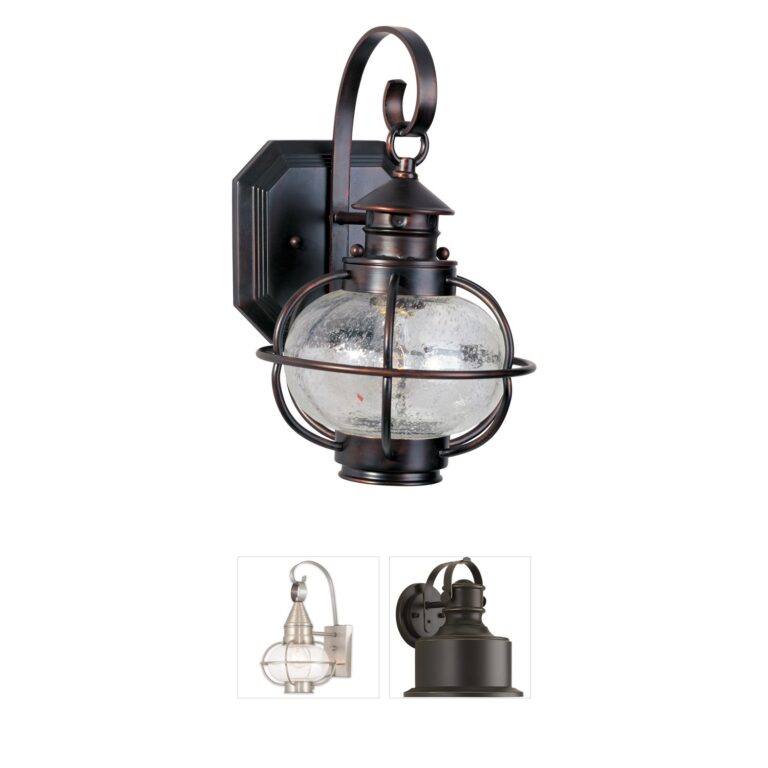 Maxim Lighting Portsmouth Oil Rubbed Bronze Outdoor Wall Lantern
