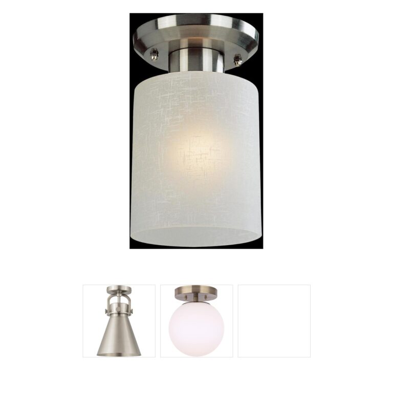 Z-Lite Cobalt Brushed Nickel Flush Mount