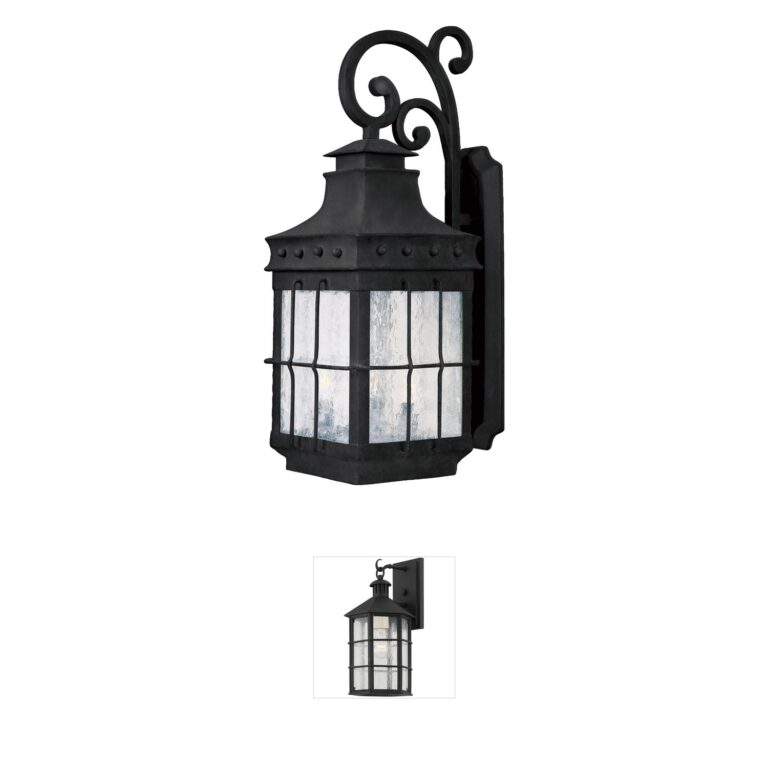 Maxim Lighting Nantucket Country Forge Outdoor Wall Lantern