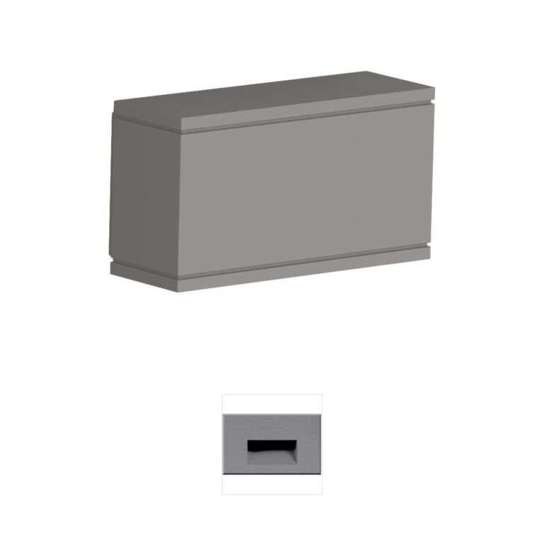 WAC Lighting Rubix Graphite Die-Cast Aluminum Outdoor LED Wall Light