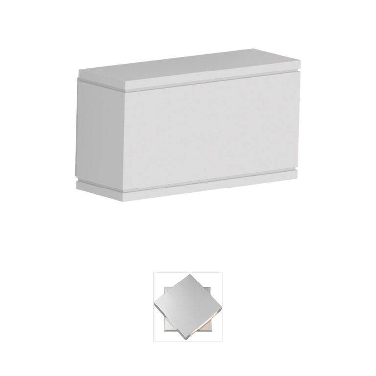 WAC Lighting Rubix White LED Die-Cast Aluminum Outdoor Wall Light