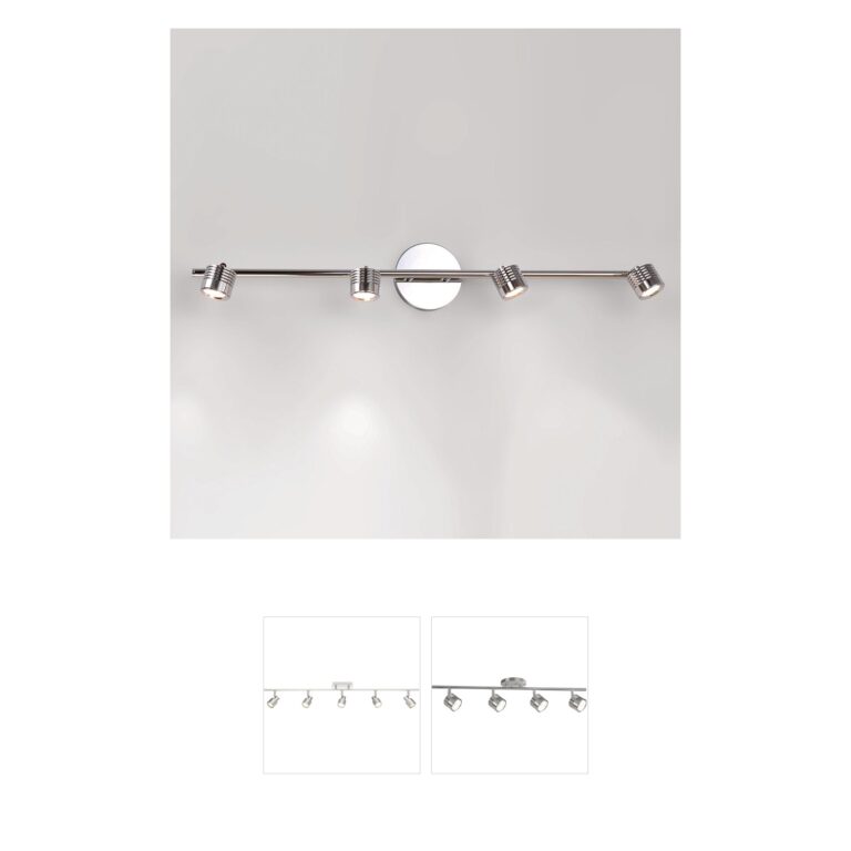 WAC Lighting Vector LED 4-Light Track Kit - Brushed Nickel