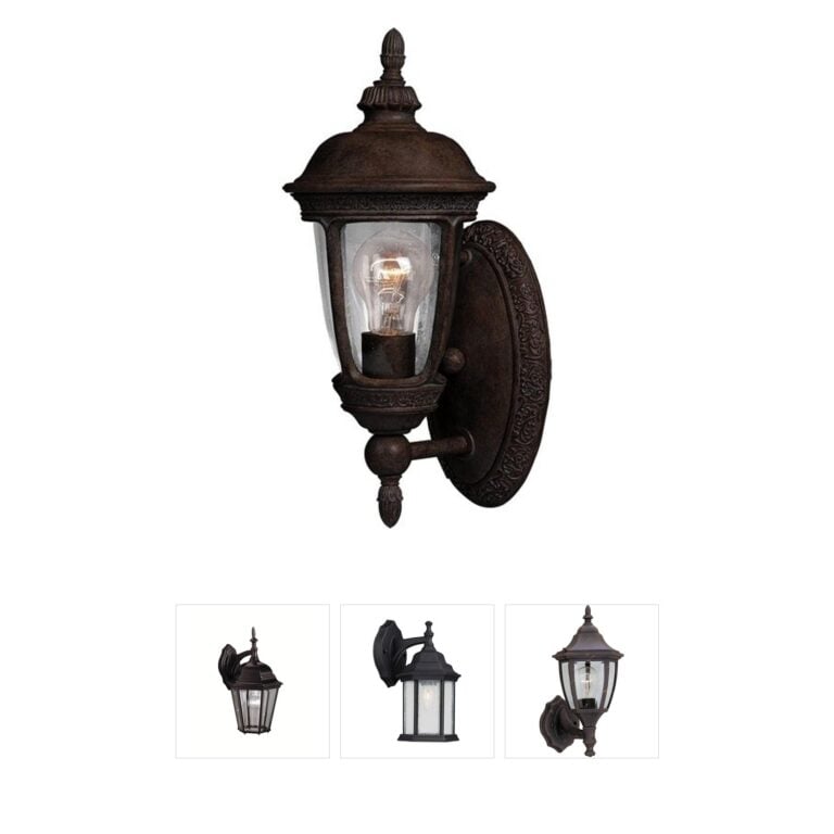 Maxim Lighting Knob Hill DC Sienna Die Cast Outdoor Wall Lantern