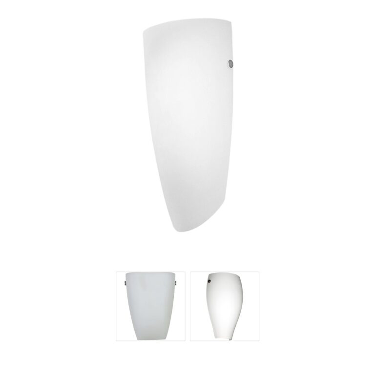 Eglo Nemo Matte Nickel & Opal Frosted Glass Wall Sconce