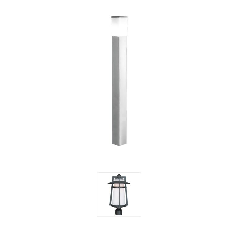 Eglo Calgary Stainless Steel Outdoor Post Light