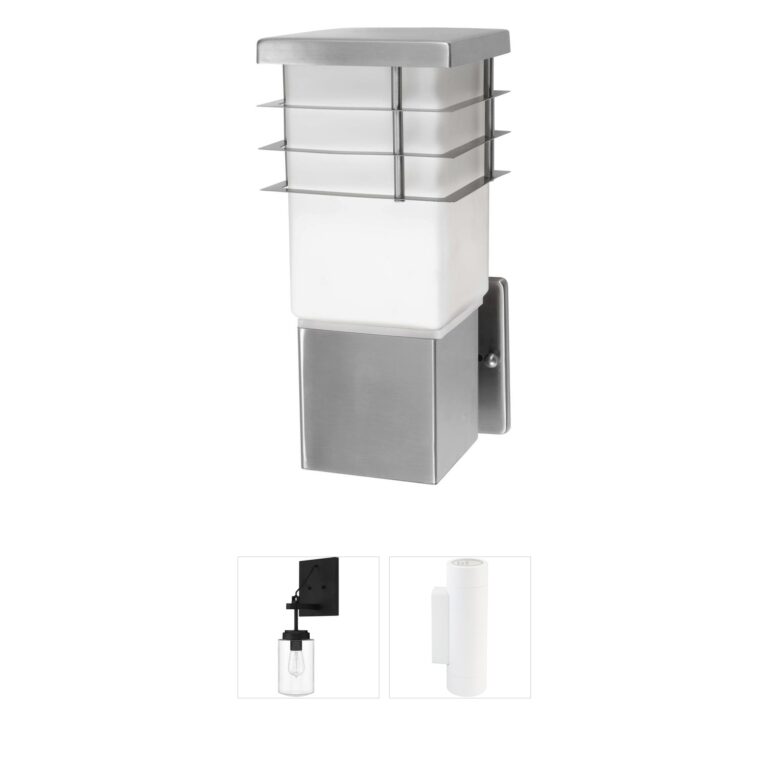 Eglo Calgary Stainless Steel Outdoor Wall Light