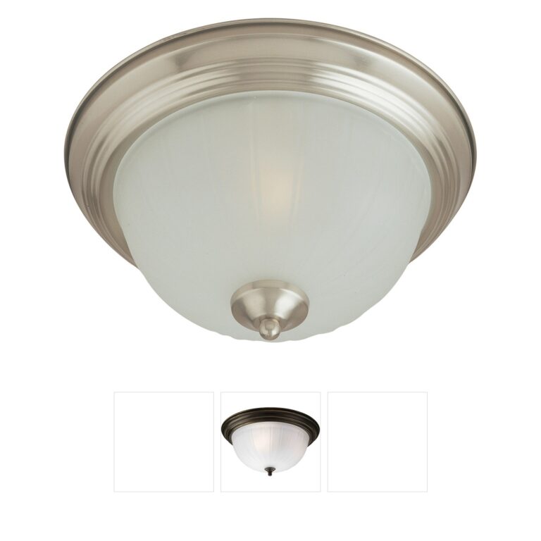 Maxim Lighting Essentials - 583x Satin Nickel Flush Mount