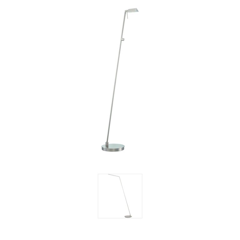 George Kovacs George's Reading Room Brushed Nickel LED Floor Lamp