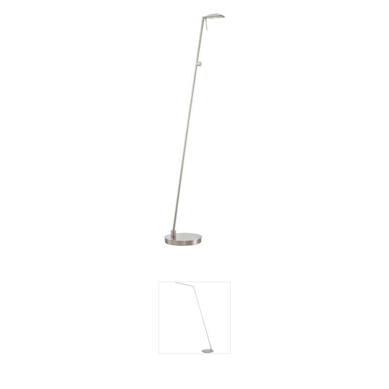 George Kovacs George's Reading Room Brushed Nickel LED Pharmacy Floor Lamp