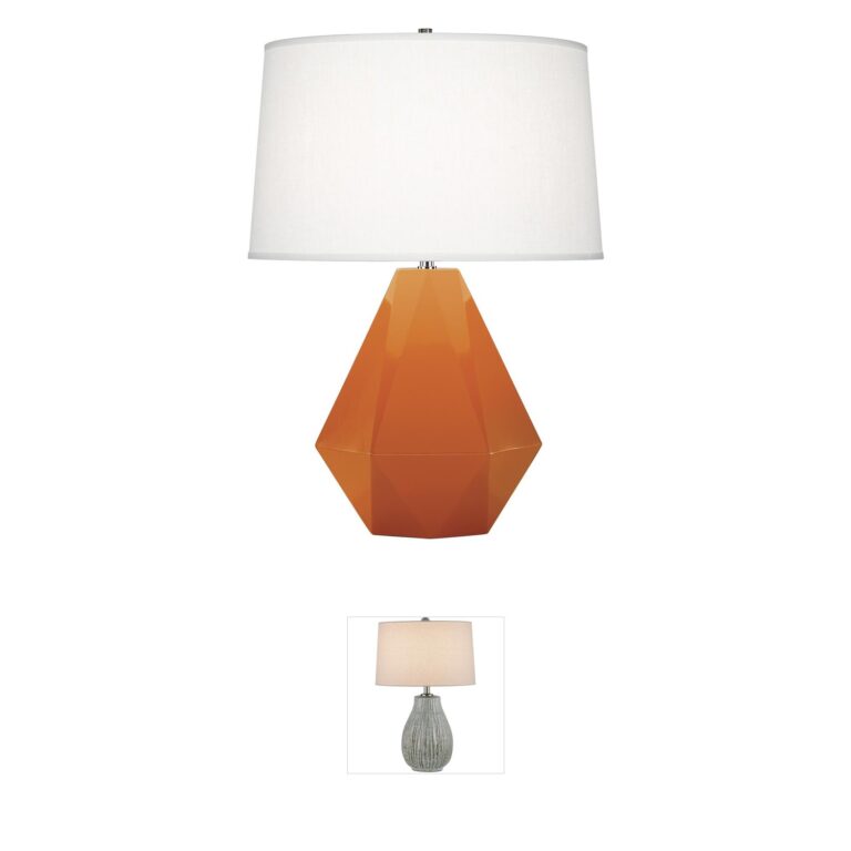 Robert Abbey Delta Glazed Ceramic Table Lamp