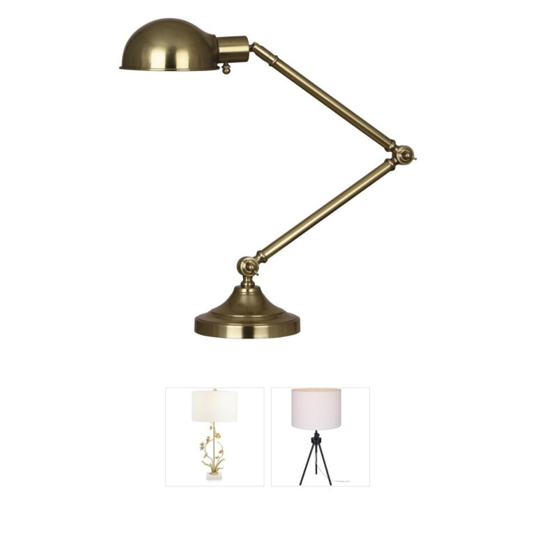 Robert Abbey Kinetic Natural Brass Table Lamp