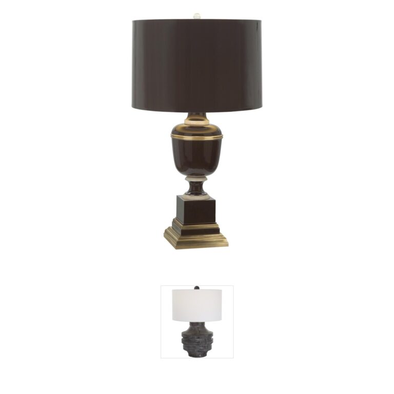 Robert Abbey Annika Chocolate Table Lamp by Mary McDonald