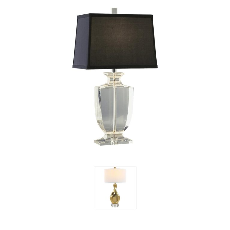 Robert Abbey Artemis Clear Crystal Table Lamp
