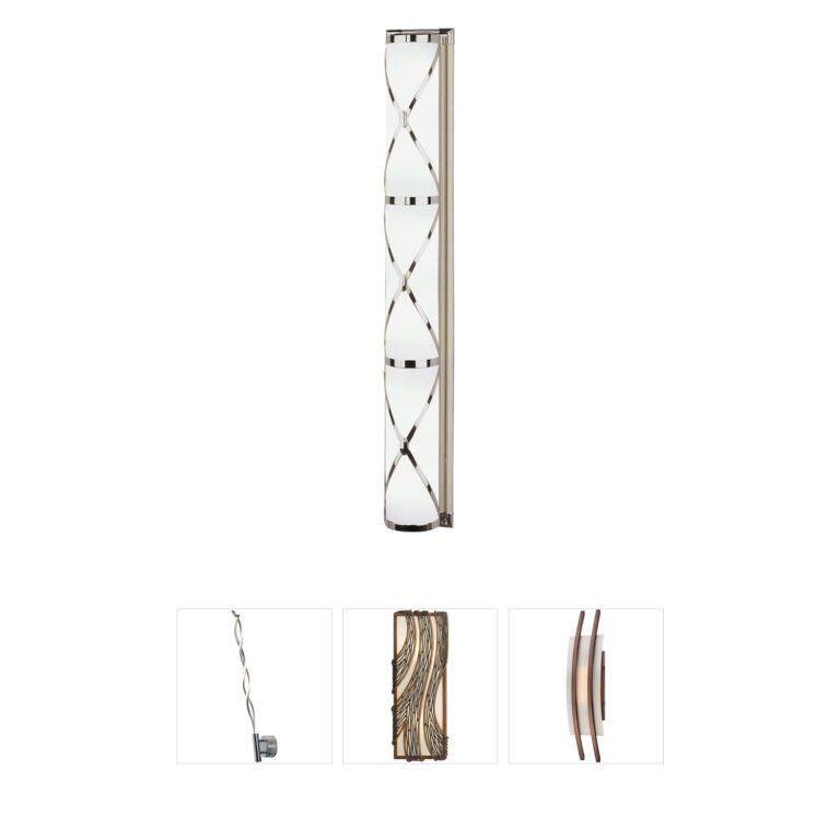 Robert Abbey Chase Polished Nickel Wall Sconce with Frosted Glass