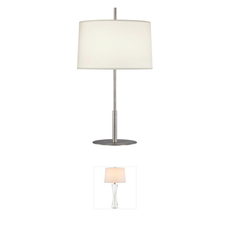 Robert Abbey Echo Stainless Steel Table Lamp by Rico Espinet