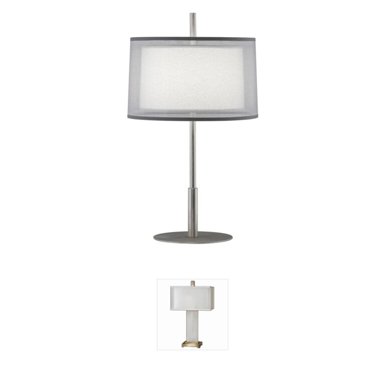 Robert Abbey Saturnia Stainless Steel Accent Lamp