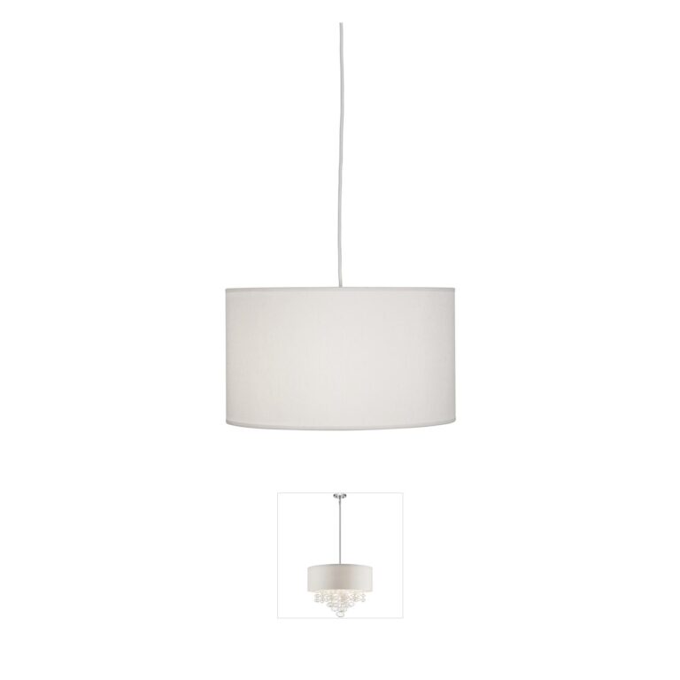 Robert Abbey Elena Pearl Dupioni Pendant