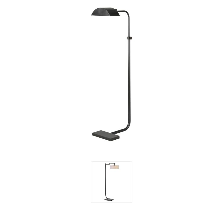 Robert Abbey Koleman Deep Patina Bronze Adjustable Floor Lamp