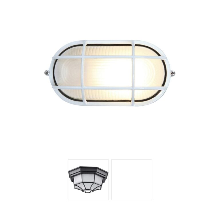 Access Lighting Nauticus White Aluminum Bulkhead Sconce