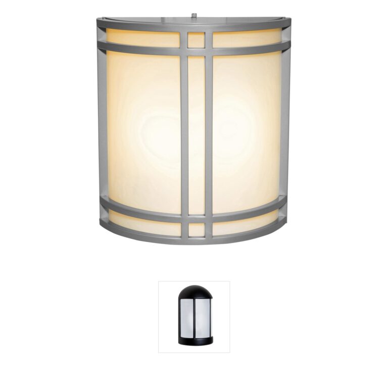Access Lighting Artemis Satin Opal Glass Outdoor Sconce