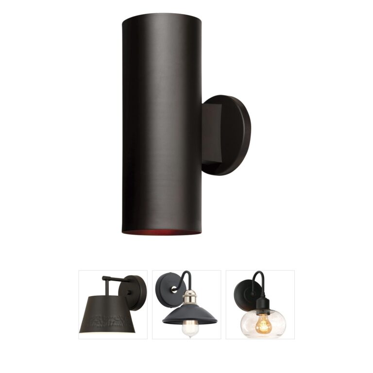 Access Lighting Uptown Steel Bi-Directional Wall Sconce