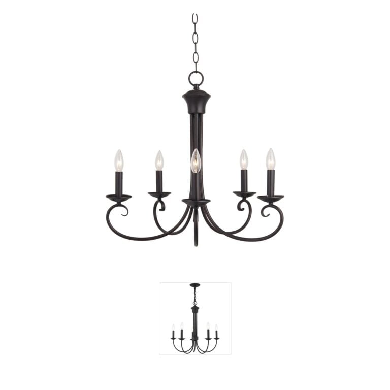 Maxim Lighting Loft Collection 5-Light Oil Rubbed Bronze Chandelier