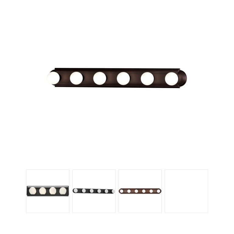 Maxim Lighting Essentials - 712x Oil Rubbed Bronze 6-Light Vanity